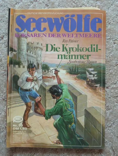 SEEWÖLFE -  Roman Nr. 97, Roy Palmer: Die Krokodilmänner, 1978