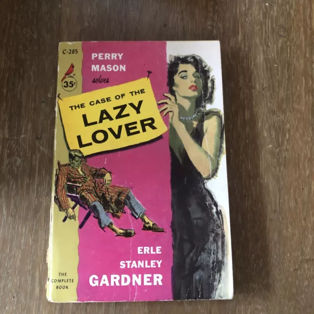 Perry Mason The Case of the Lazy Lover Erle Stanley Gardner PB 1959 Cardinal