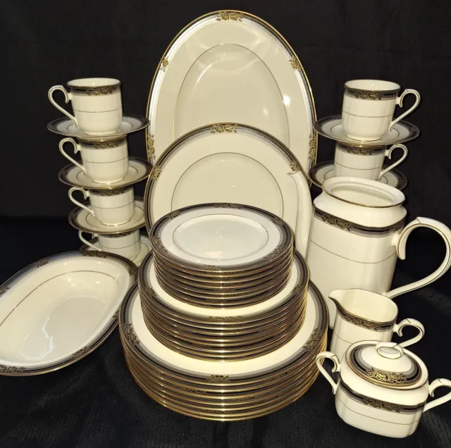 Noritake Spell binder Fine Bone China Dinnerware Service For 8 - Accessories