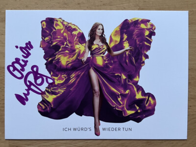 ANDREA BERG AK Ich würd’s wieder tun 2022 Autogrammkarte original
