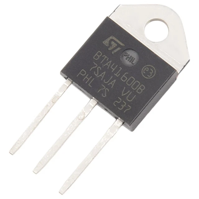 Aexit Triac BTA20-600B - 600V 20A - Snubberless, Isolato 2500VRMS, Per Controllo Fase E Carichi Induttivi