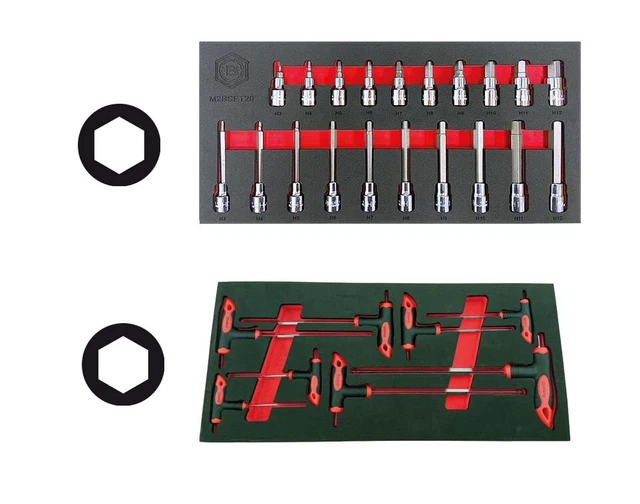 Set Di 16 Fermi Per Trapano Con Chiave Esagonale | Arresto Profondità 3-16mm - Foto 11