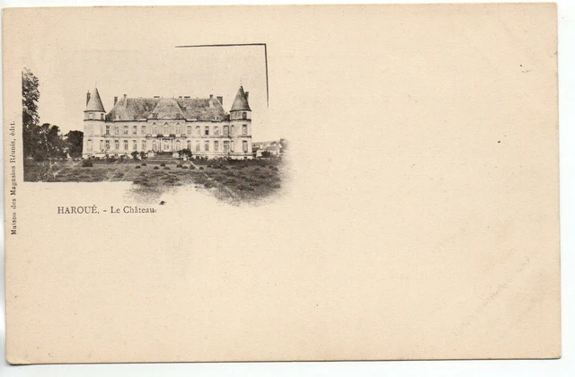 HAROUE - Meurthe et Moselle - CPA 54 - le Chateau de Bassompierre Cp nuage 1900