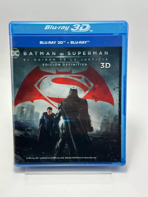 New Dc Batman Vs Superman Dawn Of Justice 2D & 3D Blu Ray Movie 2016 Mexico