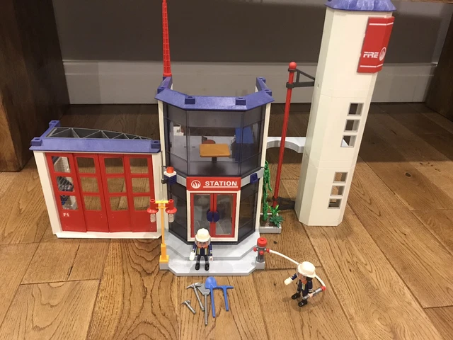 PLAYMOBIL FIRE STATION 4819 with Instructions 35.00 PicClick UK