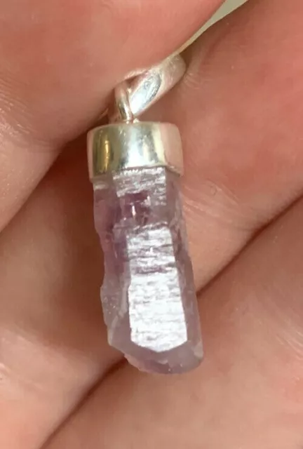 Lovely Amethyst Vera Cruz Point 925 Silver Pendant