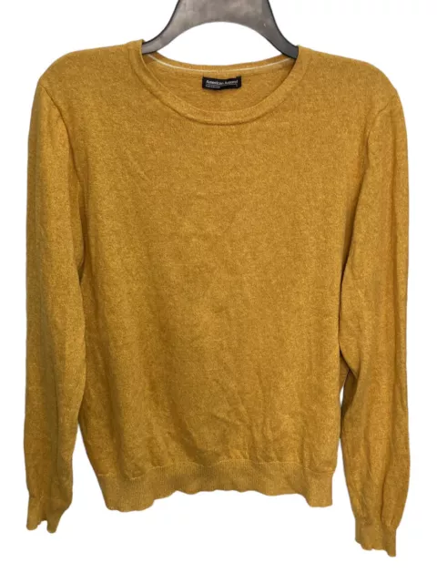 American Apparel Womens Crew Neck Sweater Gold Size Small