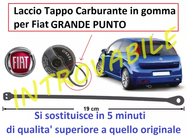 Laccetto Filo Cordino Cavetto per Tappo Serbatoio FIAT Grande Punto