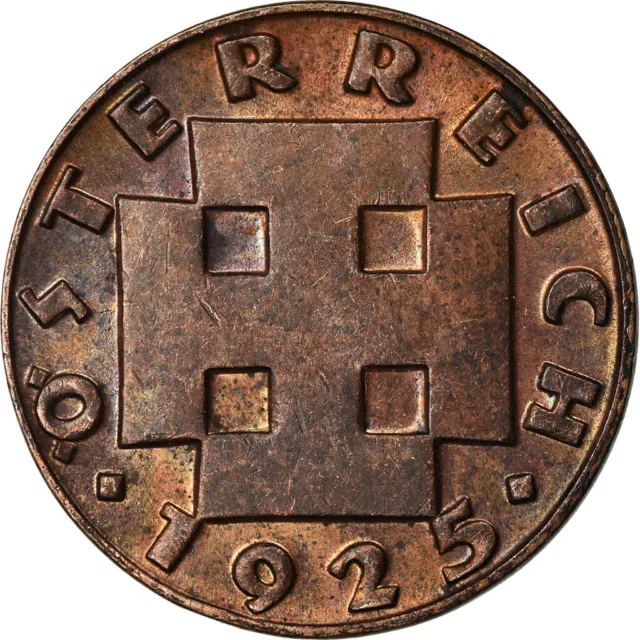 [#863418] Coin, Austria, 2 Groschen, 1925, MS, Bronze, KM:2837