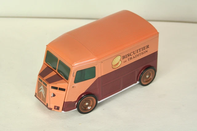 Camion Miniature Citroën HY - Boîte à Biscuits St Michel Vide (collection)