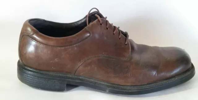 ROCKPORT MENS 8.5 M Brown Leather Casual Lace Up Oxfords K71225