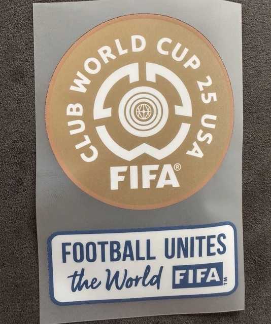 Patch Officiel – Coupe Du Monde Des Clubs 2025 – Doré – Neuf Sans Emballage