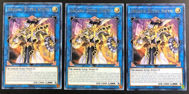 YuGiOh 3x Arcana Extra Joker King's Court KICO-EN030 1st Edition Rare NM