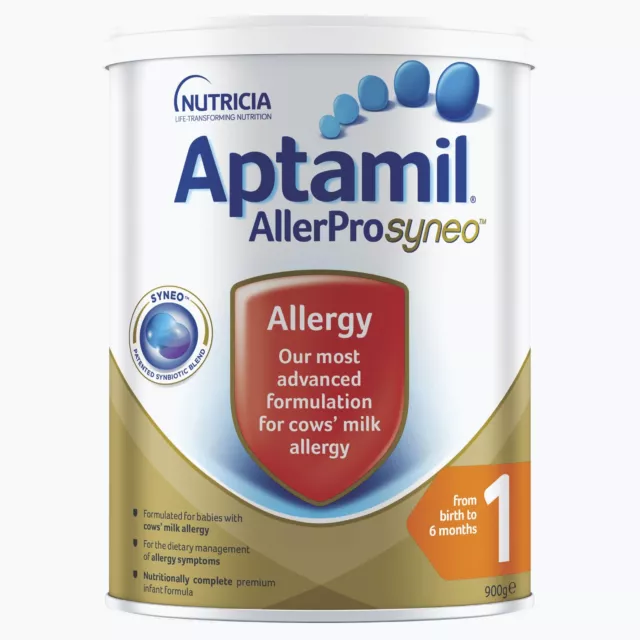 Aptamil Allerpro Syneo 1 900G Allergy Premium Baby Infant Formula From Birth To