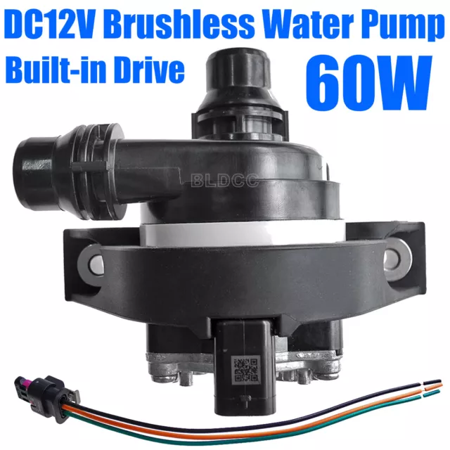 Automotive Car Auxiliary Water Pump DC12V Brushless Motor Circulation Water Pump 2