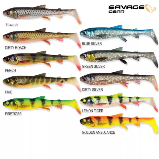 Savage Gear 3D Whitefish Shad - Predator Fishing Lure - NEW