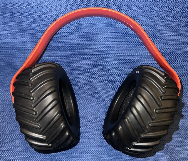 MONSTER JAM KIDS Headphones Truck Tires Child Ear Muffs Plugs Hearing
