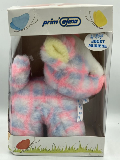 Peluche Ajena – Kiki Le Vrai Monchhichi – Père Noël – État Très Doux, Petites Tâches