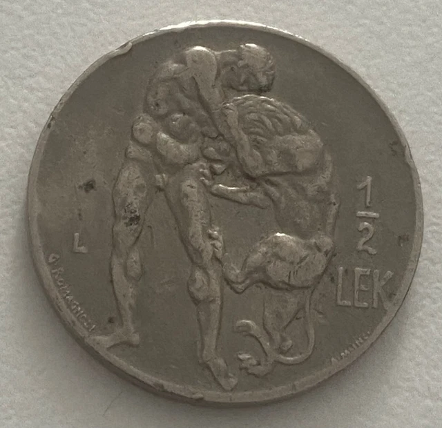 ALBANIA 12 LEK 1931 rare