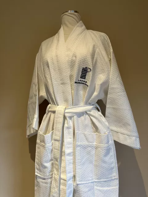 BOCA TERRY Waffle Robe Waffle Knit Spa Robe LOEWS & PHILADELPHIA HOTEL