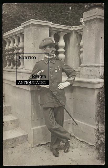 FOTO UFFZ. DER Schutztruppe DeutschSüdwestafrika in ParadeUniform mit