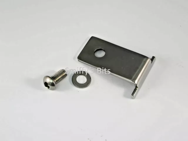 Classic Rover Mini Cooper Sport MPI Stainless Steel Bonnet Catch With Fittings.