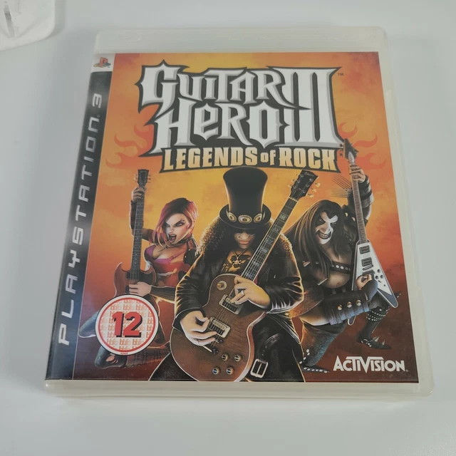Guitar Hero III 3 Legends of Rock Playstation PS3 manuale videogioco musicale PAL 2