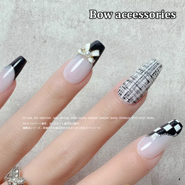 Manicure Diy Decorations Small Fragrant Bow Nail Bow Nail Art Accessories