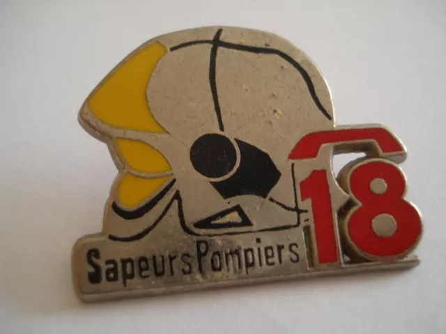 Pins Casque Sapeurs Pompiers 18 France Ballard