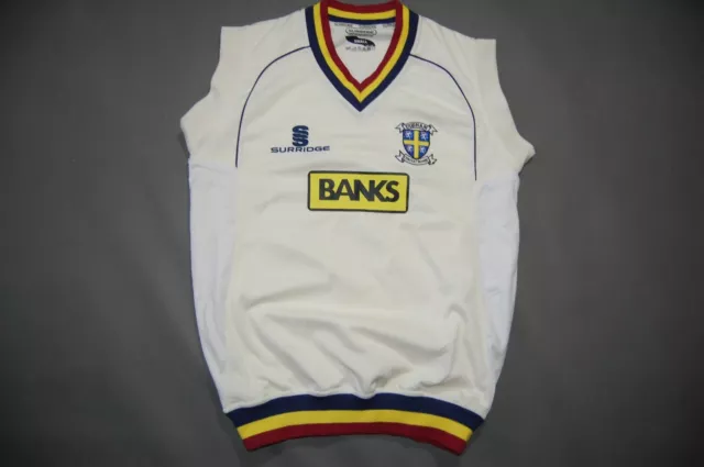 SURRIDGE Durham Cricket Board Shirt Jersey - Size S