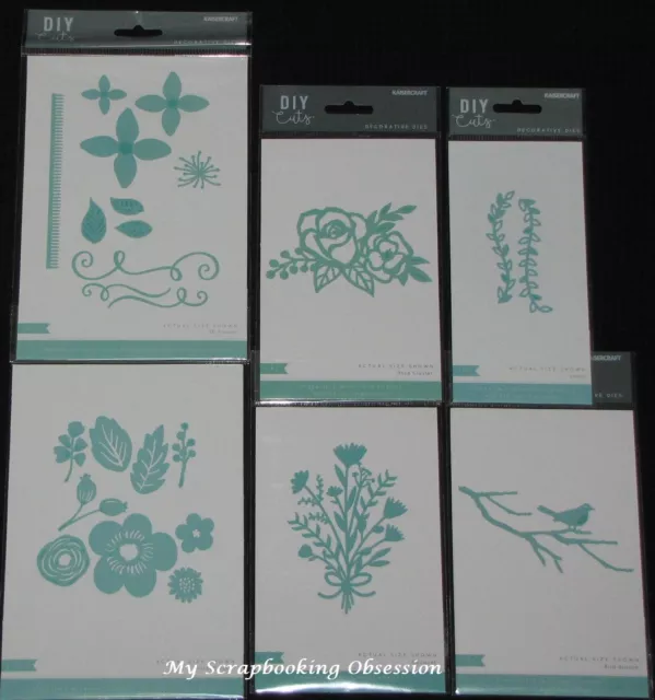 Kaisercraft DIYCuts DECO DIES 'FLORAL/FLOWERS' Blooms (Choose from 8) KAISER