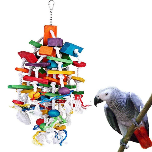 1pc Papagei Spielzeug Papagei Kauen Spielzeug Vogel Biss Spielzeug