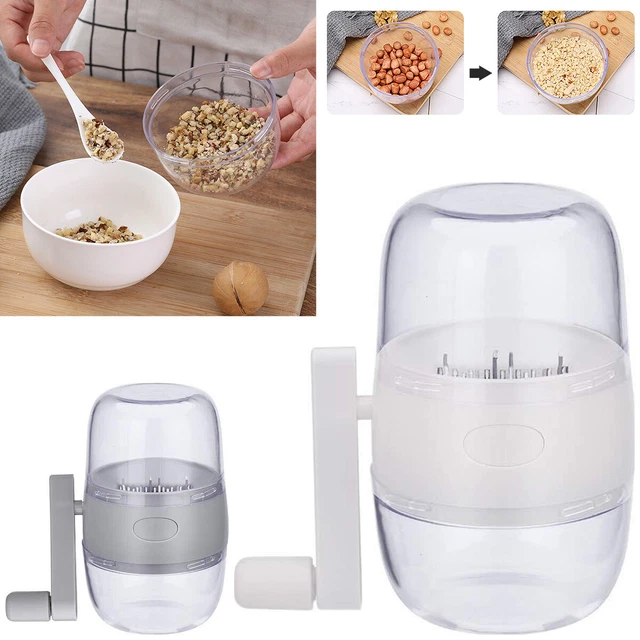 NUT CHOPPER MANUAL Nut Grinder with Stainless Steel Blades│♕ £11.38