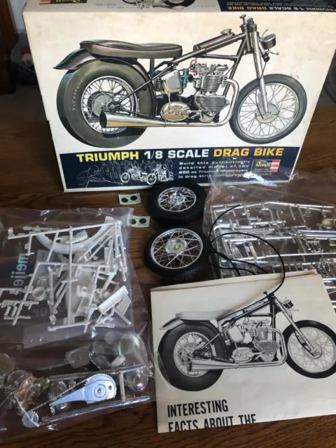 1/8 REVELL TRIC Up Triumph Tri-Wheel Trip Out Trike Bike