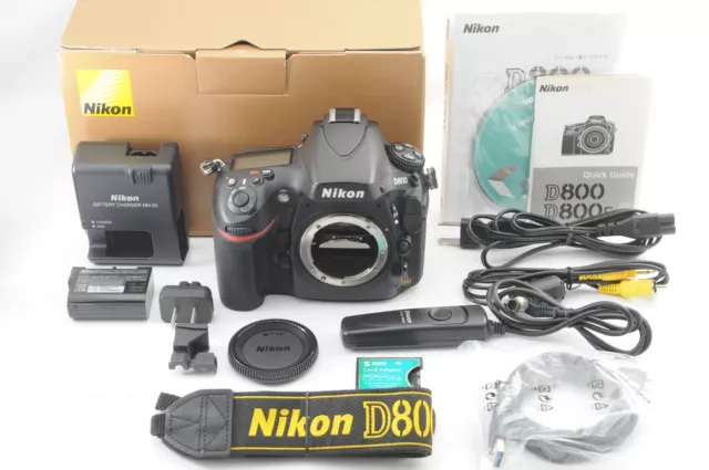 NIKON D800 BODY With Original Box Number Of Shots 13,277/7 NIKON D800 BODY With Original Box Number Of Shots 13,277/7