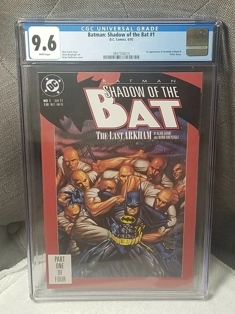 Batman: Shadow of the Bat #1 CGC 9.6 1st Jeremiah Arkham Victor Zsasz appearance