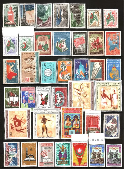 Algeria - Superb collection of + 460 MNH  Stamps + 8 Souv Sheets  ( 1962/2023)