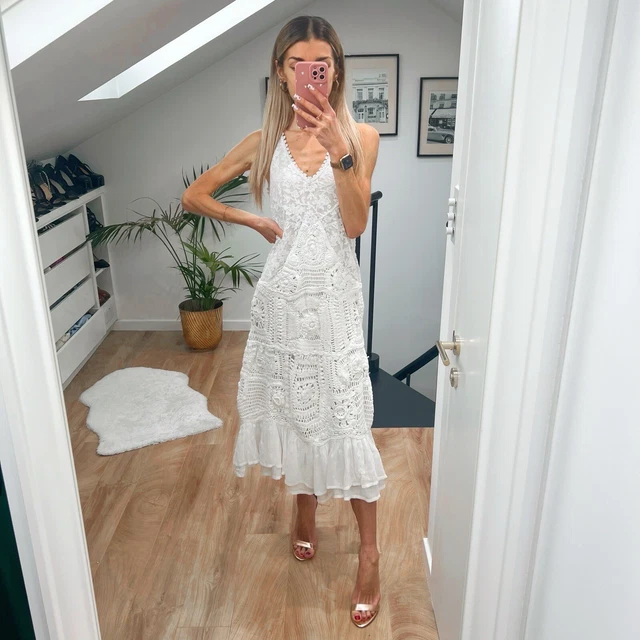 rixo cream dress Meadow Silk-Satin Devoré Midi in Bouquet Devoré Standard Size:8 lace cocktail dress a destination wedding Plus Size Sultry Nights