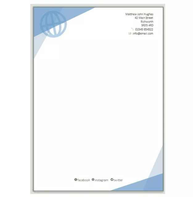 BUSINESS STATIONERY writing paper, note card  letterheads letters correspondence