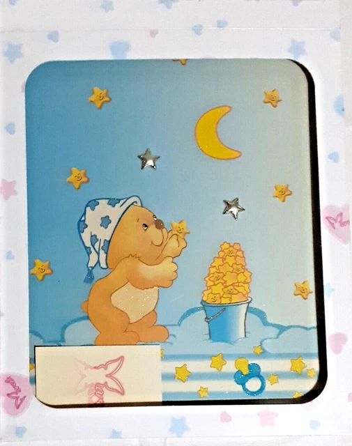 Album Fotografico Bambino Mareli - Formato 20x25 Cm, Celeste Con Nastro E Fiocco, 60 Pagine - Foto 2