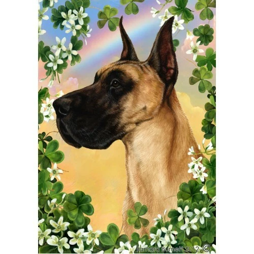 Clover House Flag - Fawn Great Dane 31020