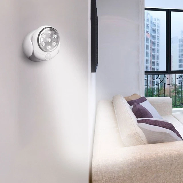 180 DEGREE BATTERY Wall Lights PIR Motion Sensor Inactivity £15.99