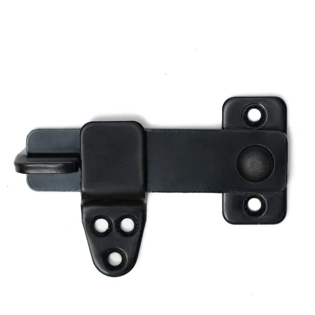 Black Cast Iron Gate Latch Wooden lock hasp Barn , Gates, Farmhouse Set Of 2