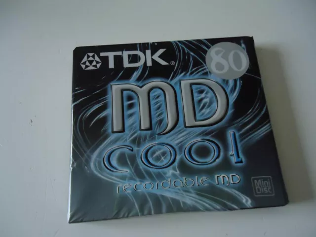 MD MiniDisc  TDK  VIERGE 80 min neuf ( cool )