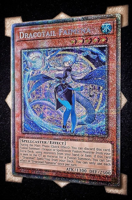DRACOTAIL FAIMENA JUSH-EN002 Starlight Rare 1st Edition Yugioh 49.99 -  PicClick UK