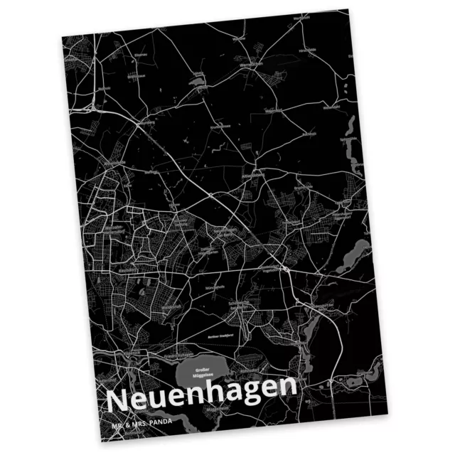 Postkarte Neuenhagen - Geschenk Geschenkkarte Städte Dorf Stadt Ort Dankeskarte