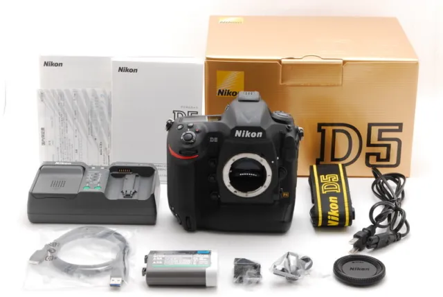 Nikon D5 Digital Camera 20.8MP DSLR Camera XQD 【Shots:10,768】Near Mint in BOX