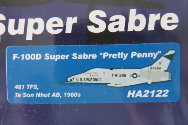 1:72 Hobby Master HA2122 F-100D Super Sabre "Pretty Penny" Diecast Model