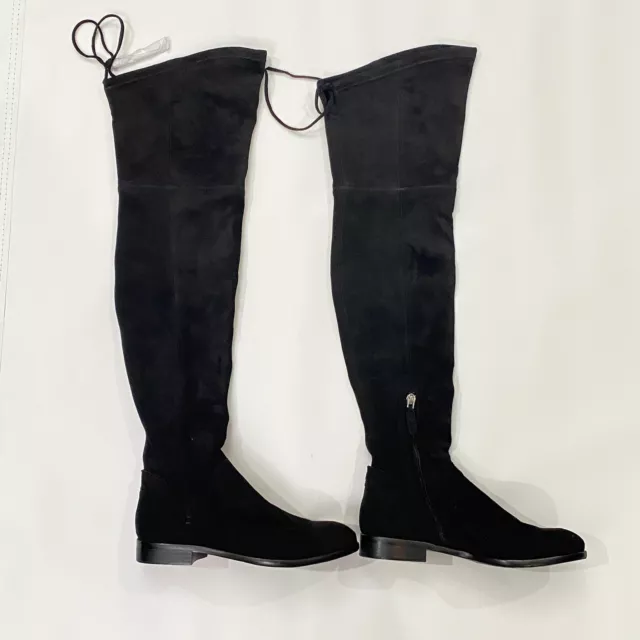 Dolce Vita Neely Over The Knee Black Boot Size 8.5 Stretch Suede Upper