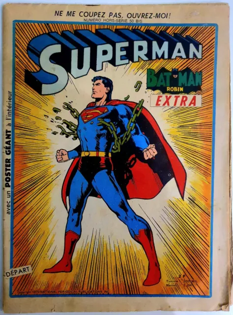 Superman-Batman/Robin Extra - N° Hors Série N°50 Bis Avec Poster (1973) [Be]